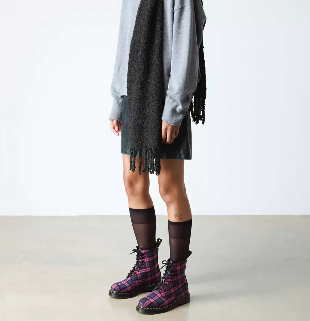 1460 Tartan - Pink Multi