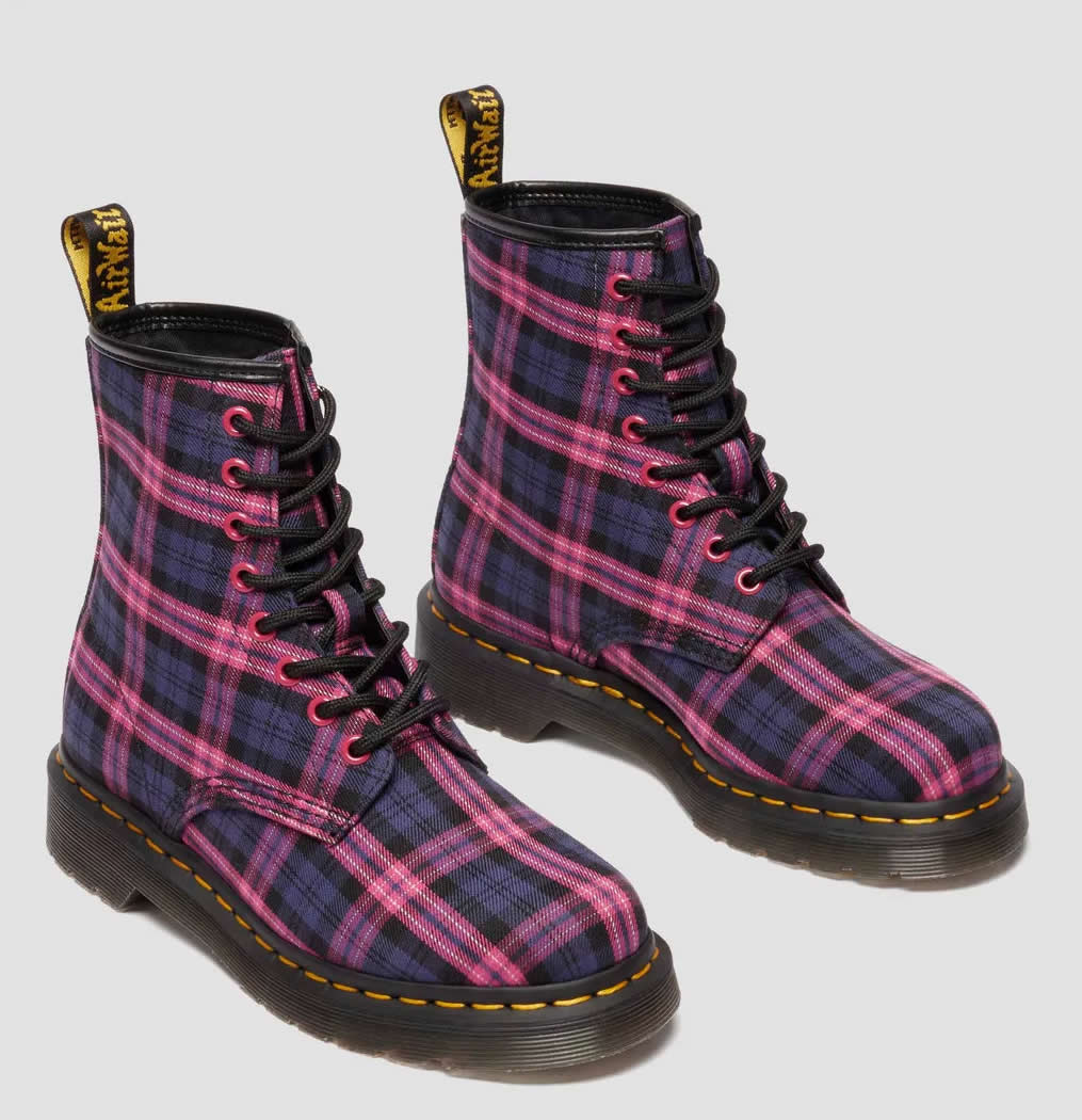 1460 Tartan - Pink Multi