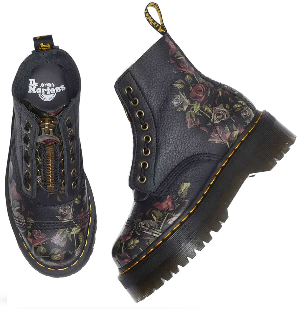 Sinclair BEX - Decayed Rose Zip Boot
