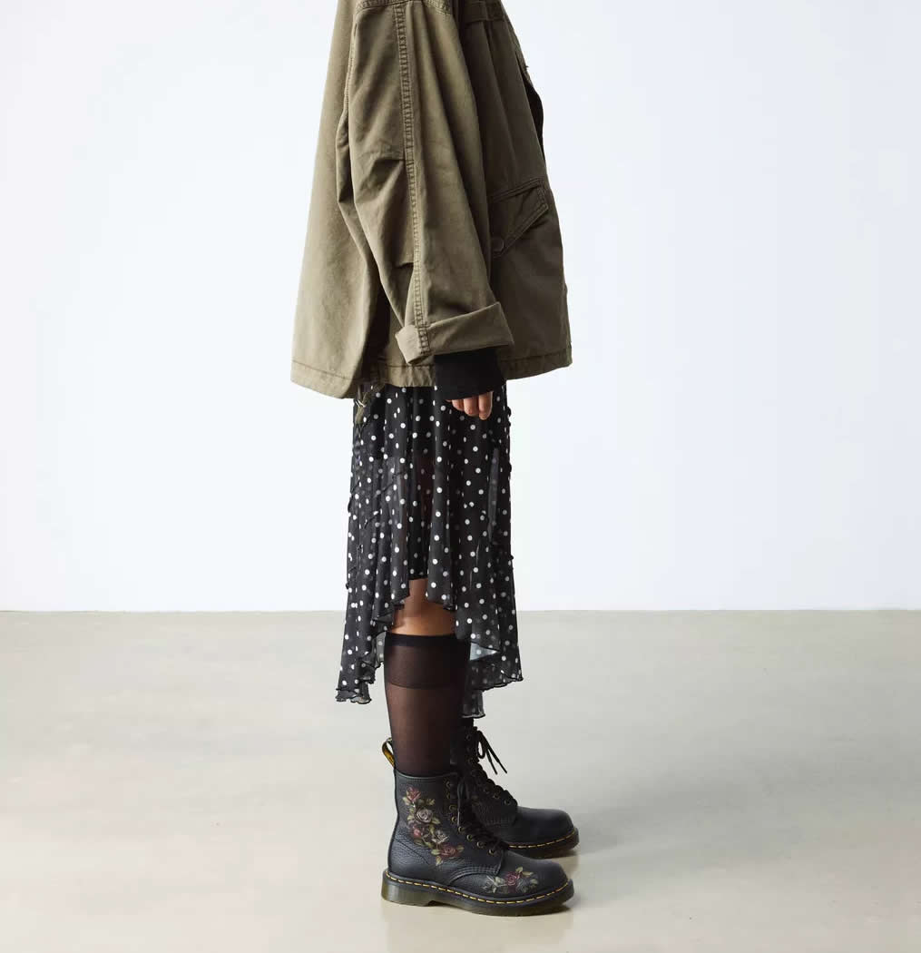 1460 - Decayed Rose Virginia Boots