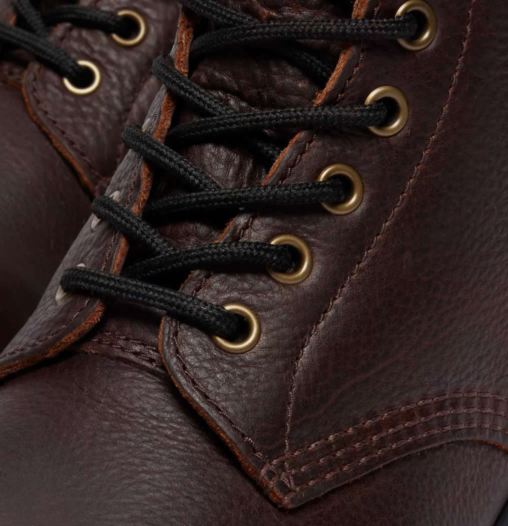 1460 Grizzly - Dark Brown Leather Boots