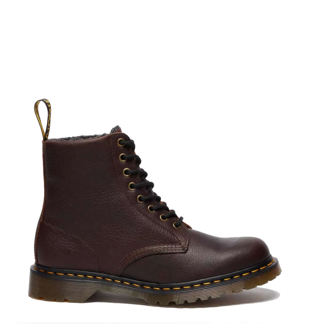 1460 Grizzly - Dark Brown Leather Boots