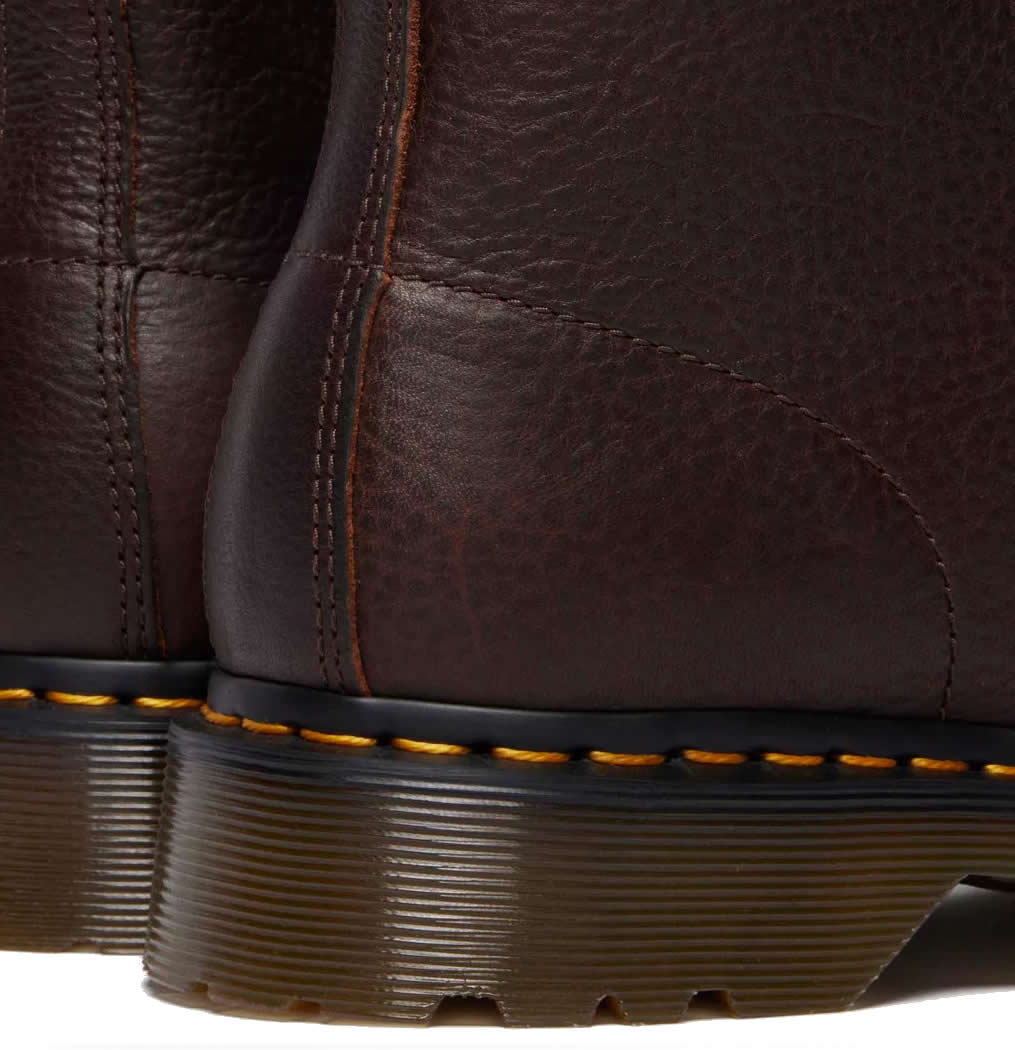 1460 Grizzly - Dark Brown Leather Boots