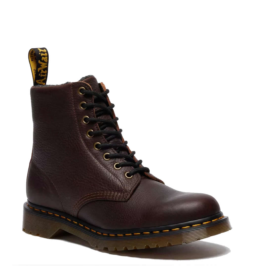 1460 Grizzly - Dark Brown Leather Boots