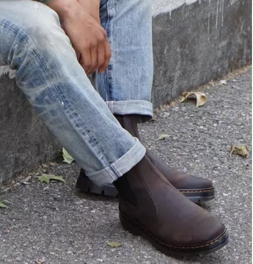 Embury - Gaucho Crazy Horse Boots