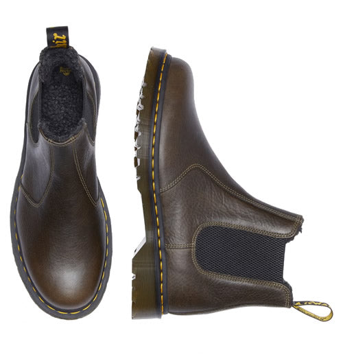 2976 Faux Fur - Grizzly Olive Boots