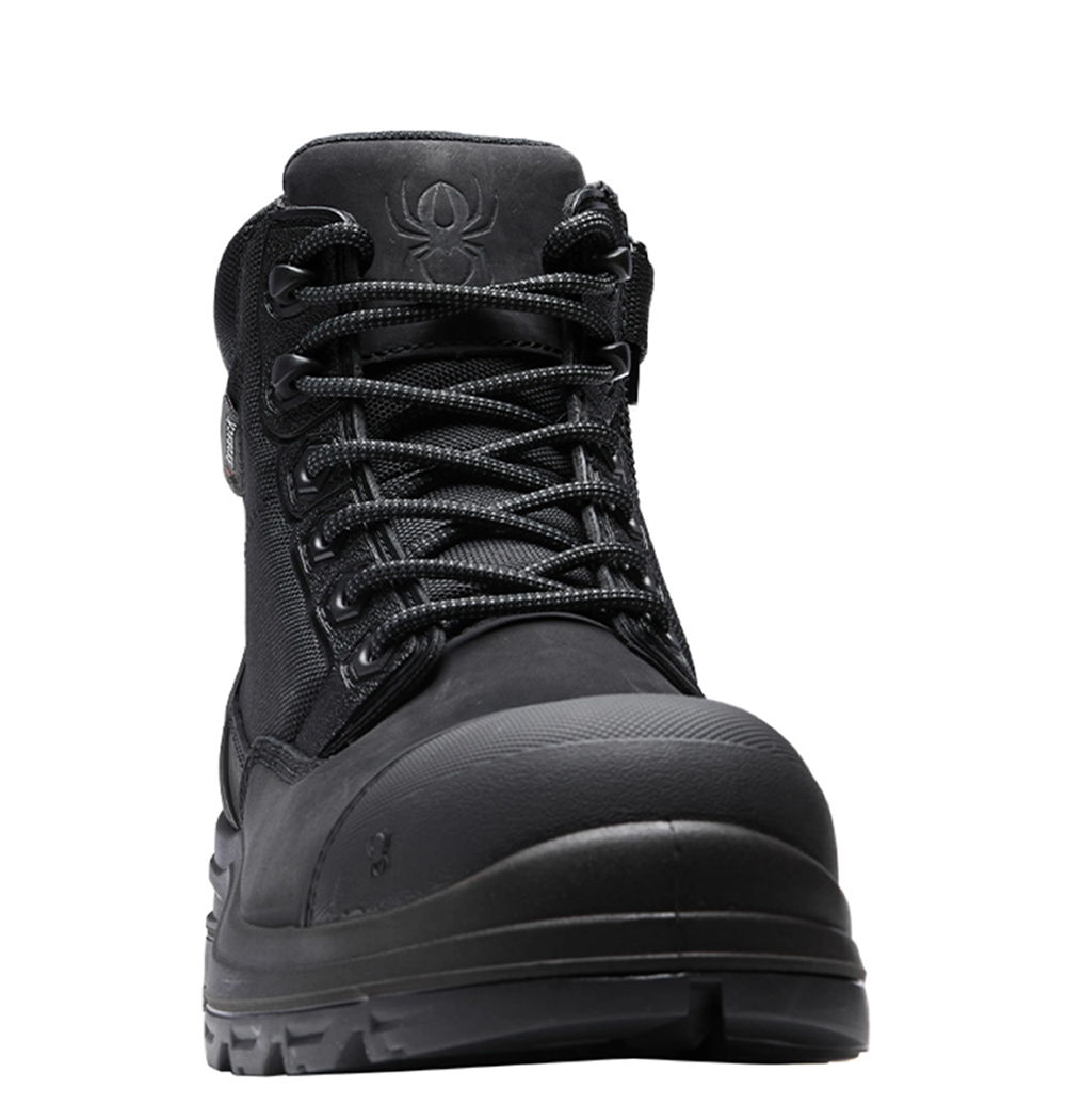 Redback Lynx Composite Toe Nubuck Safety Boots - Black