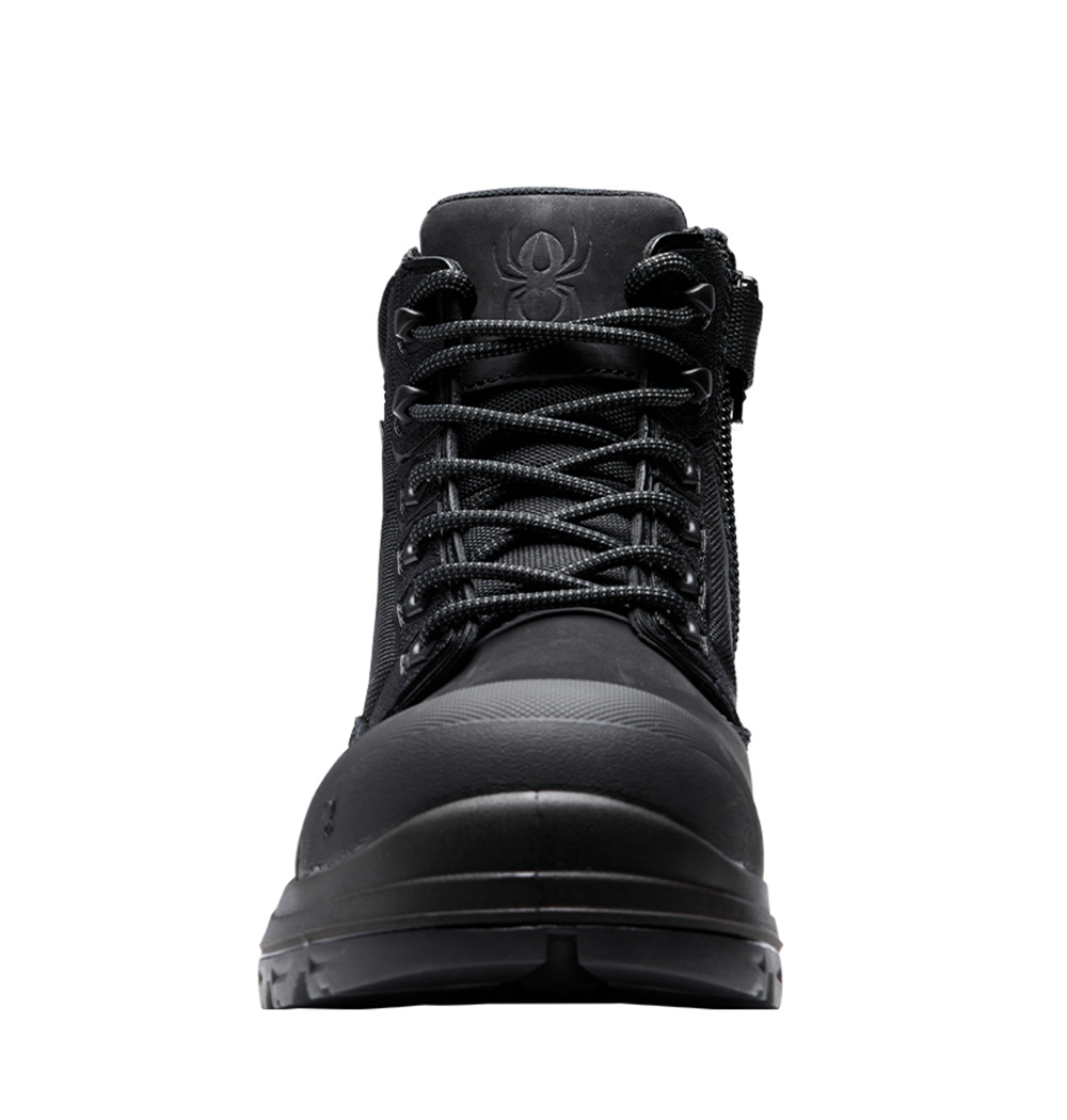 Redback Lynx Composite Toe Nubuck Safety Boots - Black