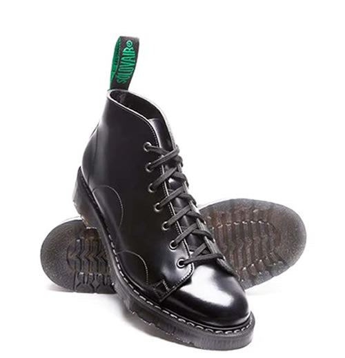 Monkey Boot - Black High-Shine