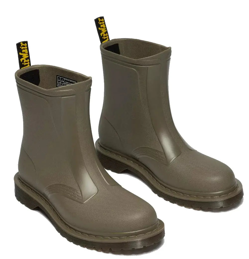 Rain - Olive Waterproof Wellington Dr Martens