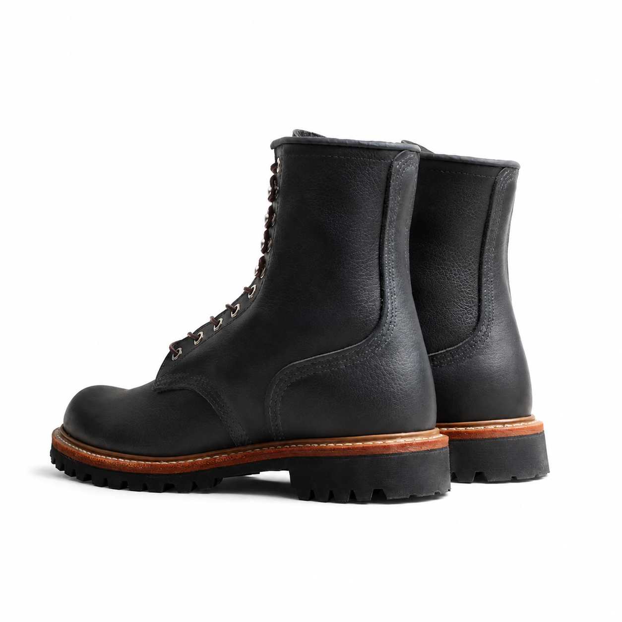 Red Wing 4501 Logger Boot - Black Oil Slick Leather