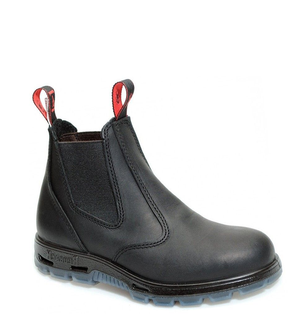 Redback - USBBK Black (Steel Toe)