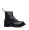 Derby Boot - Black Greasy Leather