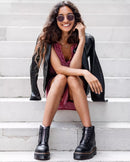 Sinclair - Black Nappa Boots
