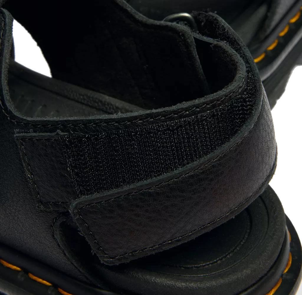 Zebzag - Black Pisa Womans Adjustable Sandal Dr Martens