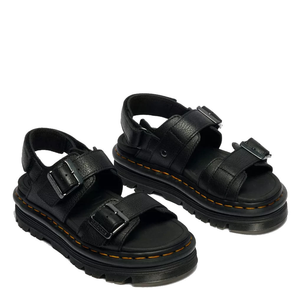 Zebzag - Black Pisa Womans Adjustable Sandal Dr Martens