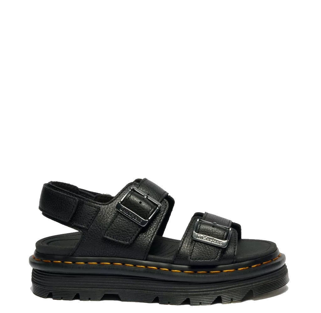 Zebzag - Black Pisa Womans Adjustable Sandal Dr Martens