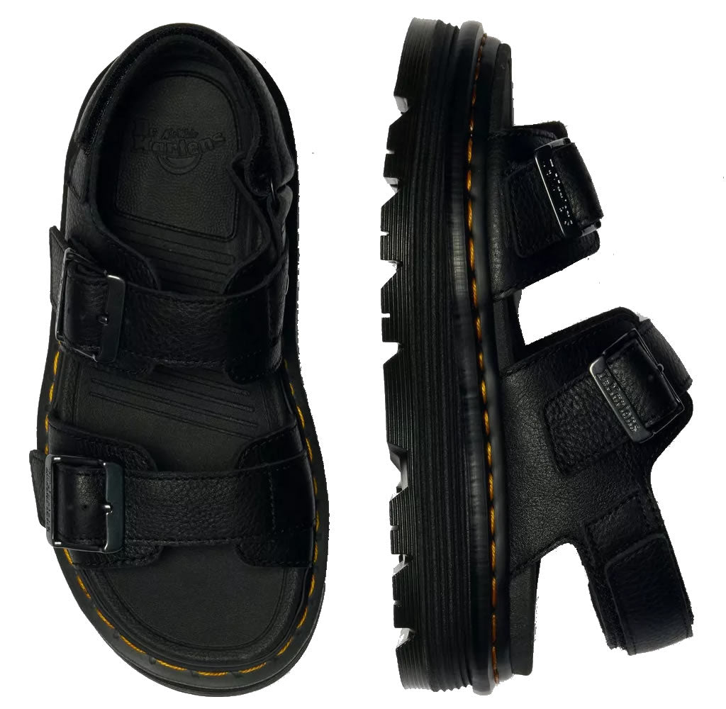 Zebzag - Black Pisa Womans Adjustable Sandal Dr Martens