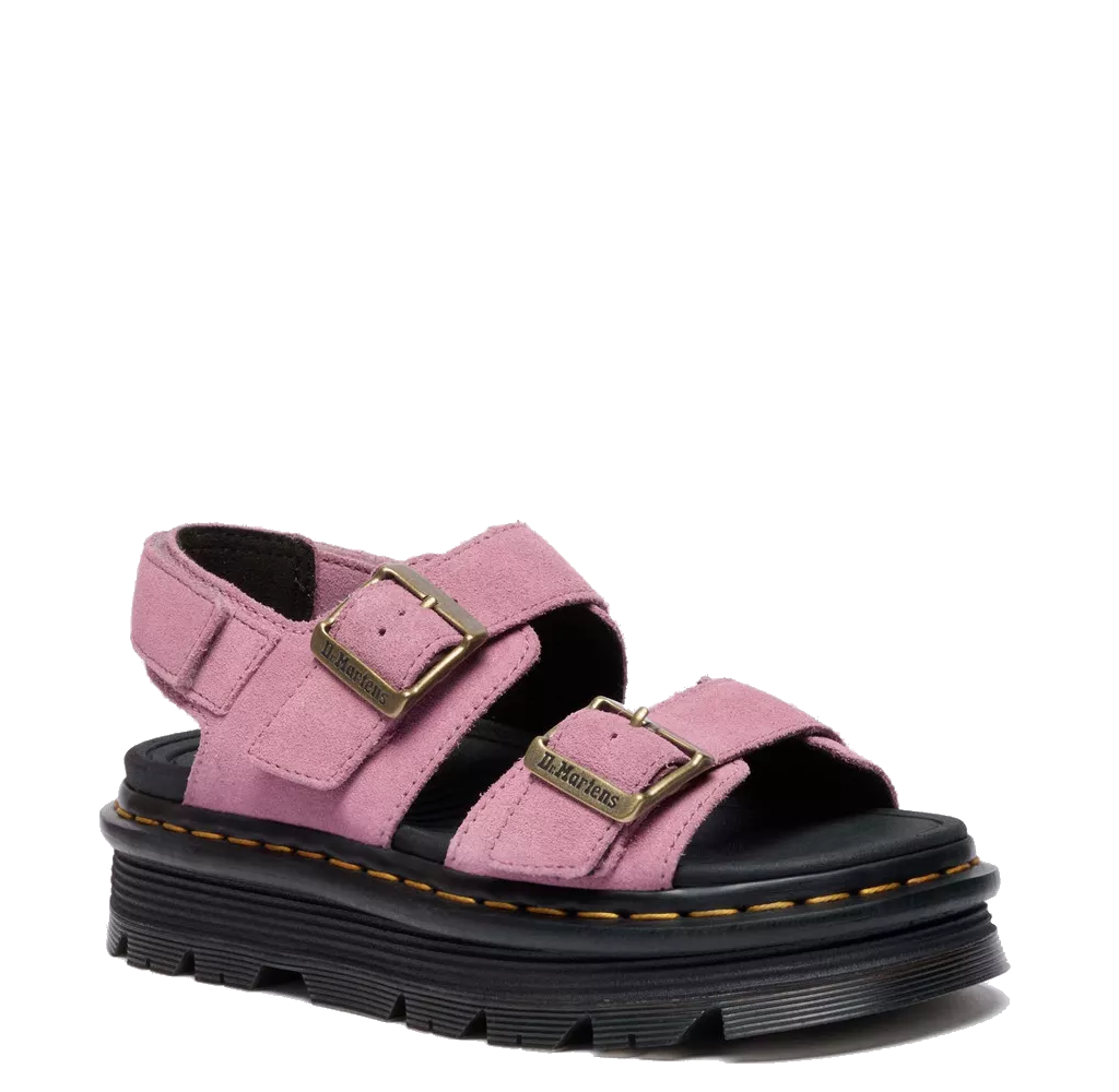 Zebzag - Dusty Rose Womans Adjustable Sandal Dr Martens
