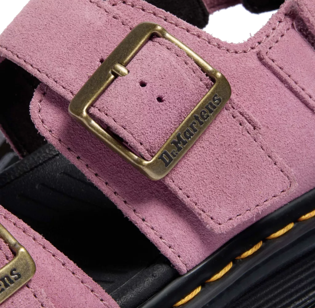 Zebzag - Dusty Rose Womans Adjustable Sandal Dr Martens
