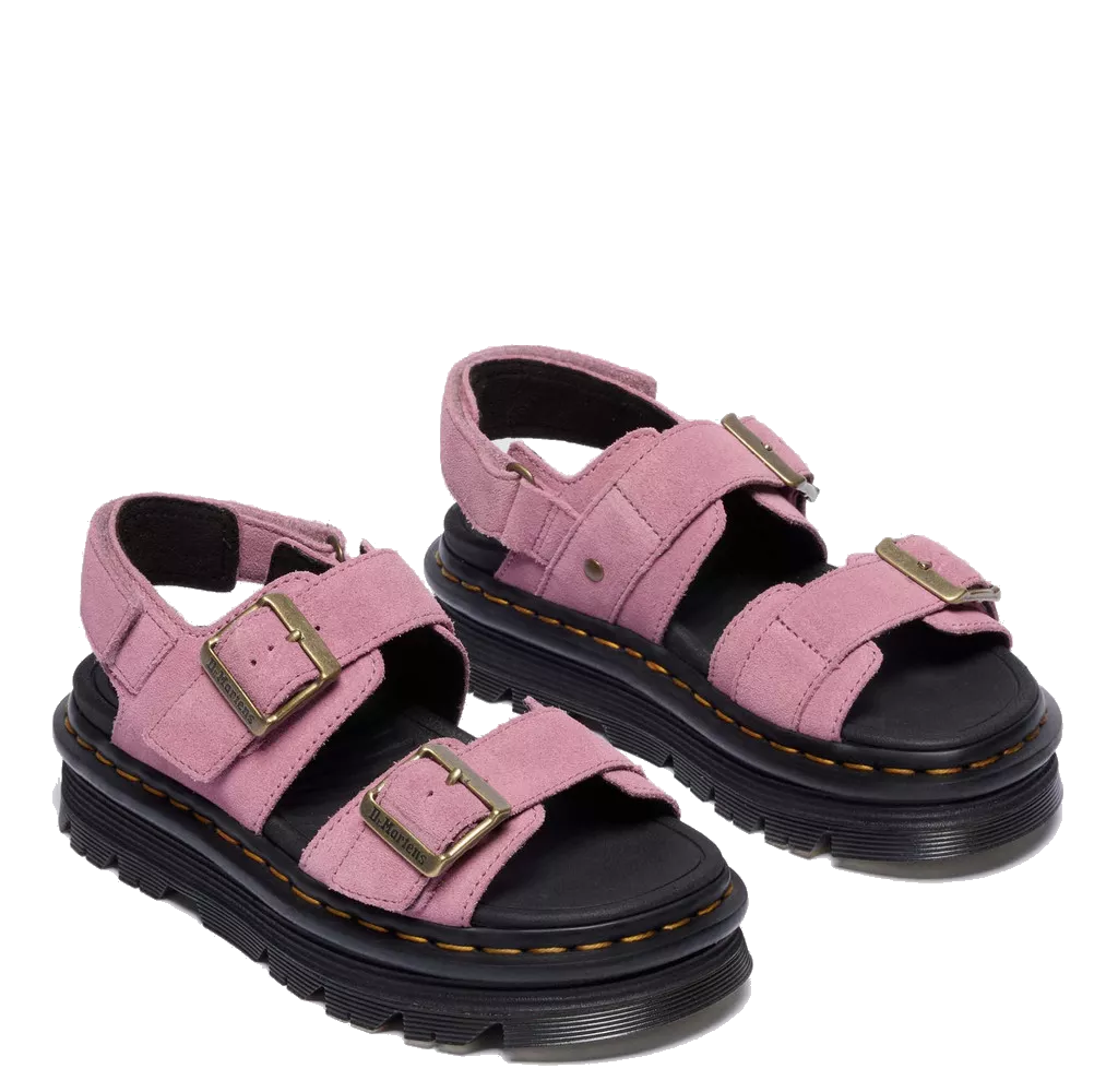 Zebzag - Dusty Rose Womans Adjustable Sandal Dr Martens