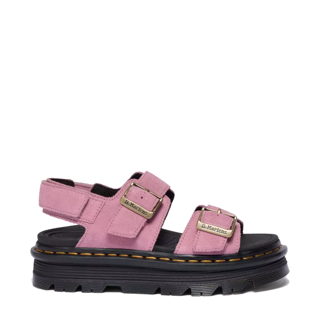 Zebzag - Dusty Rose Womans Adjustable Sandal Dr Martens