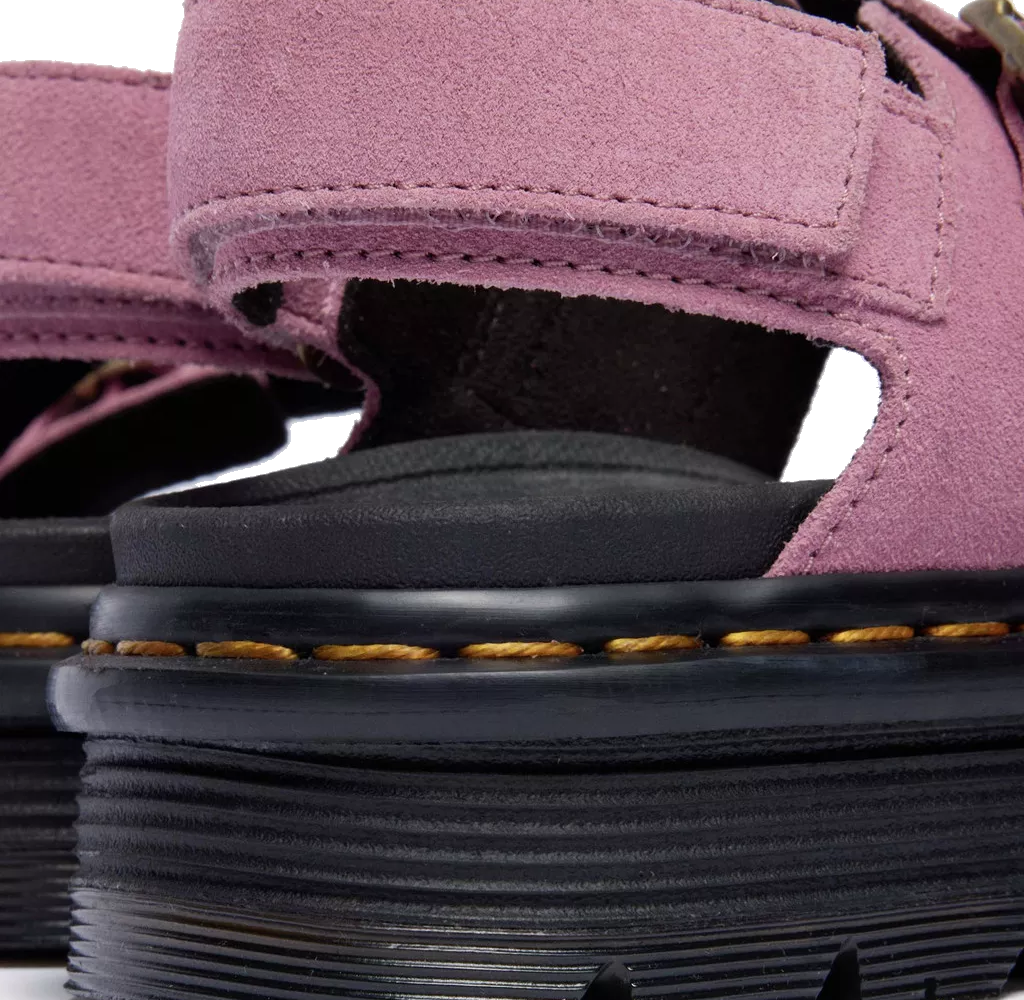 Zebzag - Dusty Rose Womans Adjustable Sandal Dr Martens