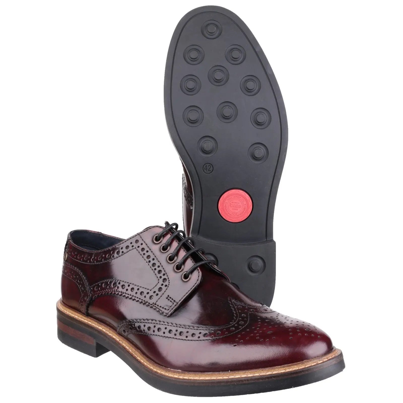 Woburn Hi-Shine Brogue Shoe Base London