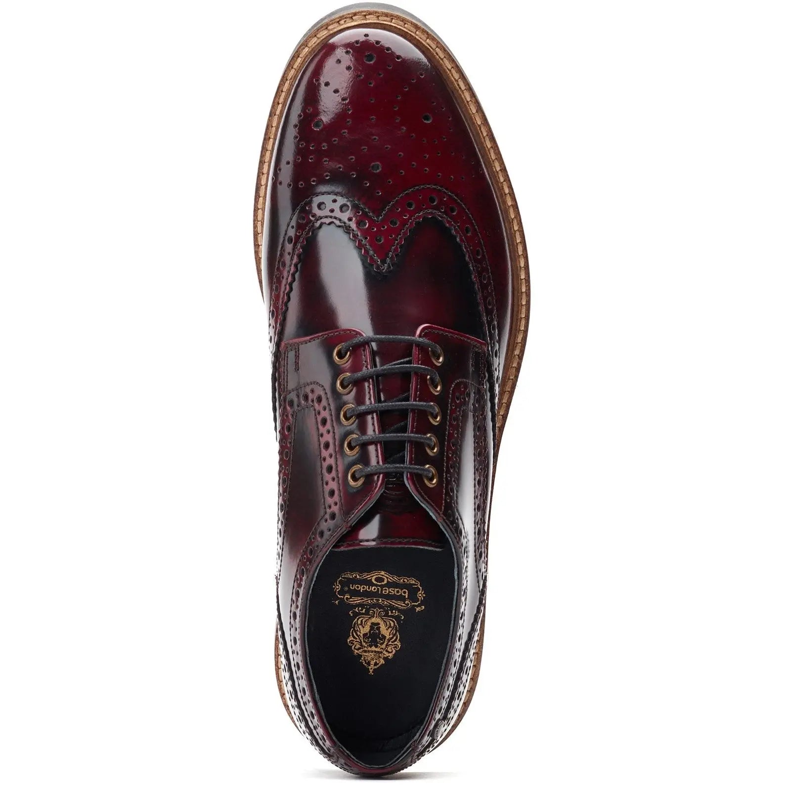 Woburn Hi-Shine Brogue Shoe Base London