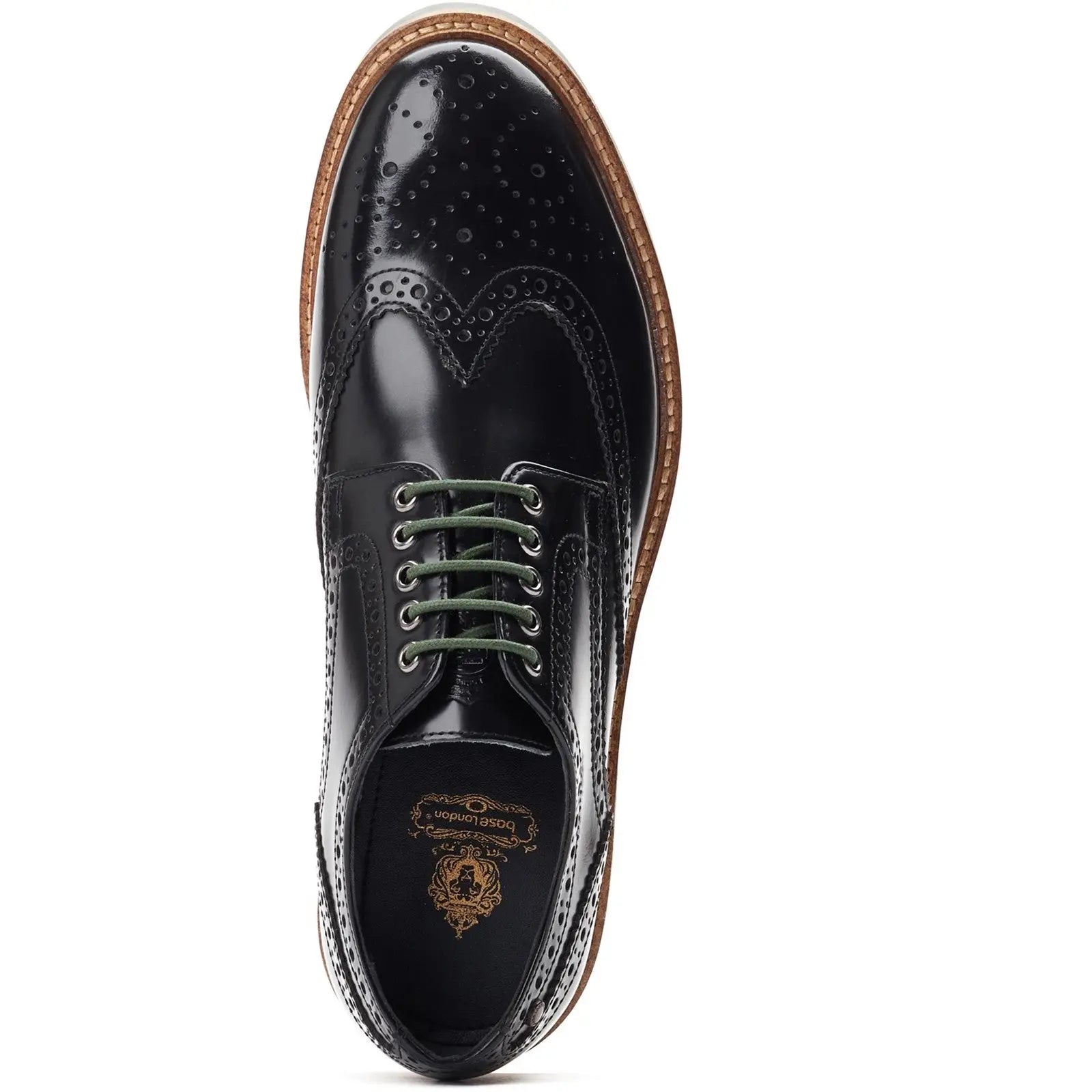 Woburn Hi-Shine Brogue Shoe Base London