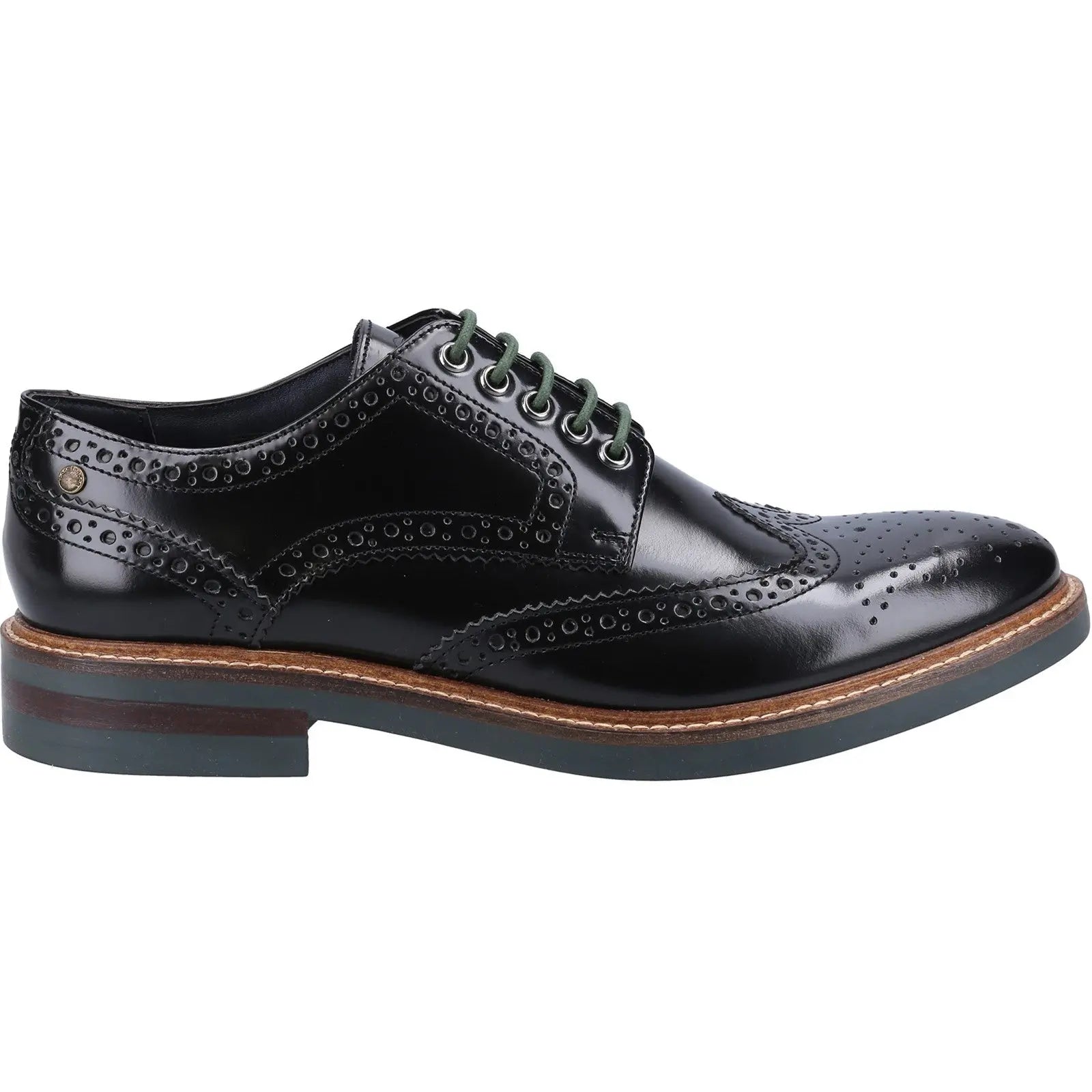 Woburn Hi-Shine Brogue Shoe Base London
