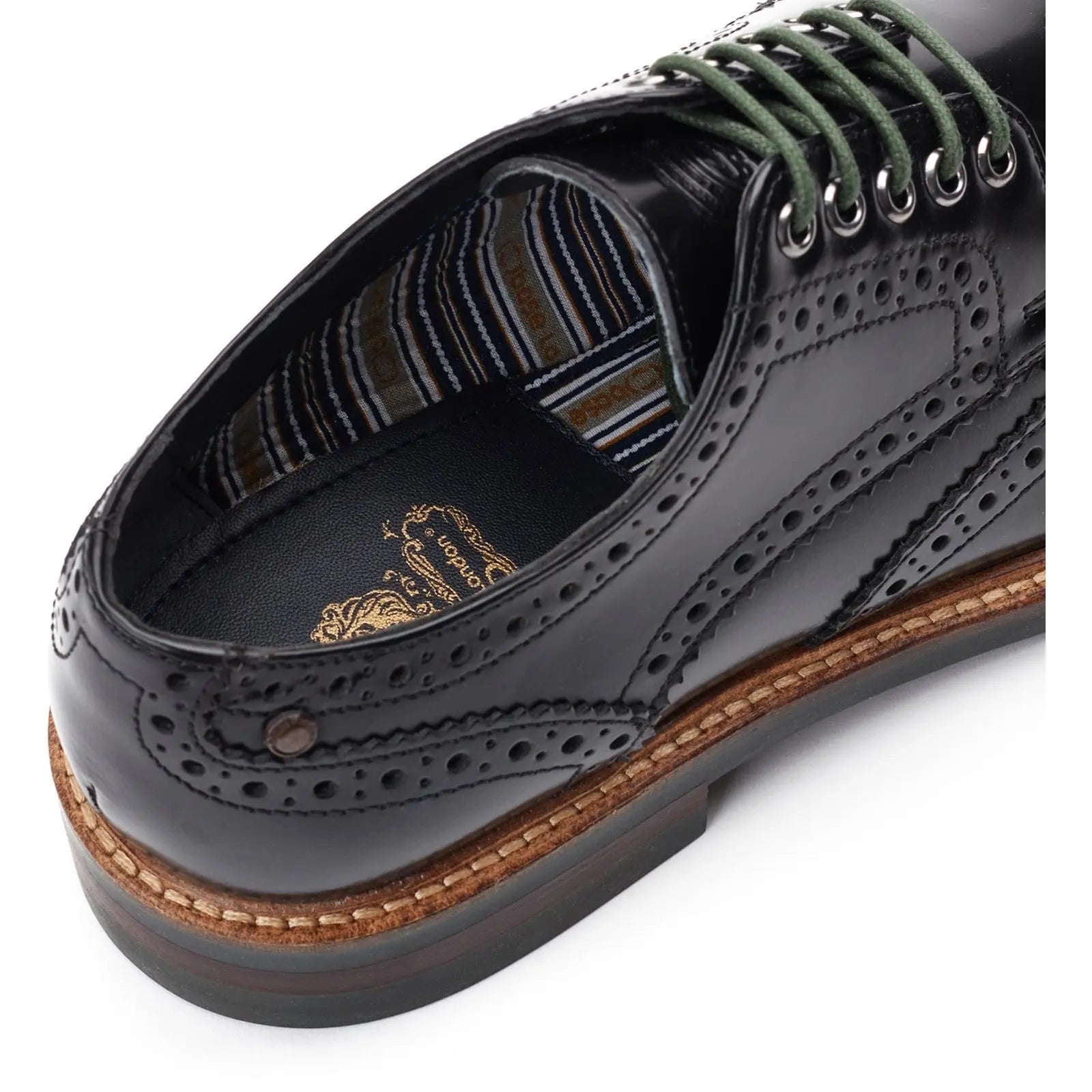 Woburn Hi-Shine Brogue Shoe Base London