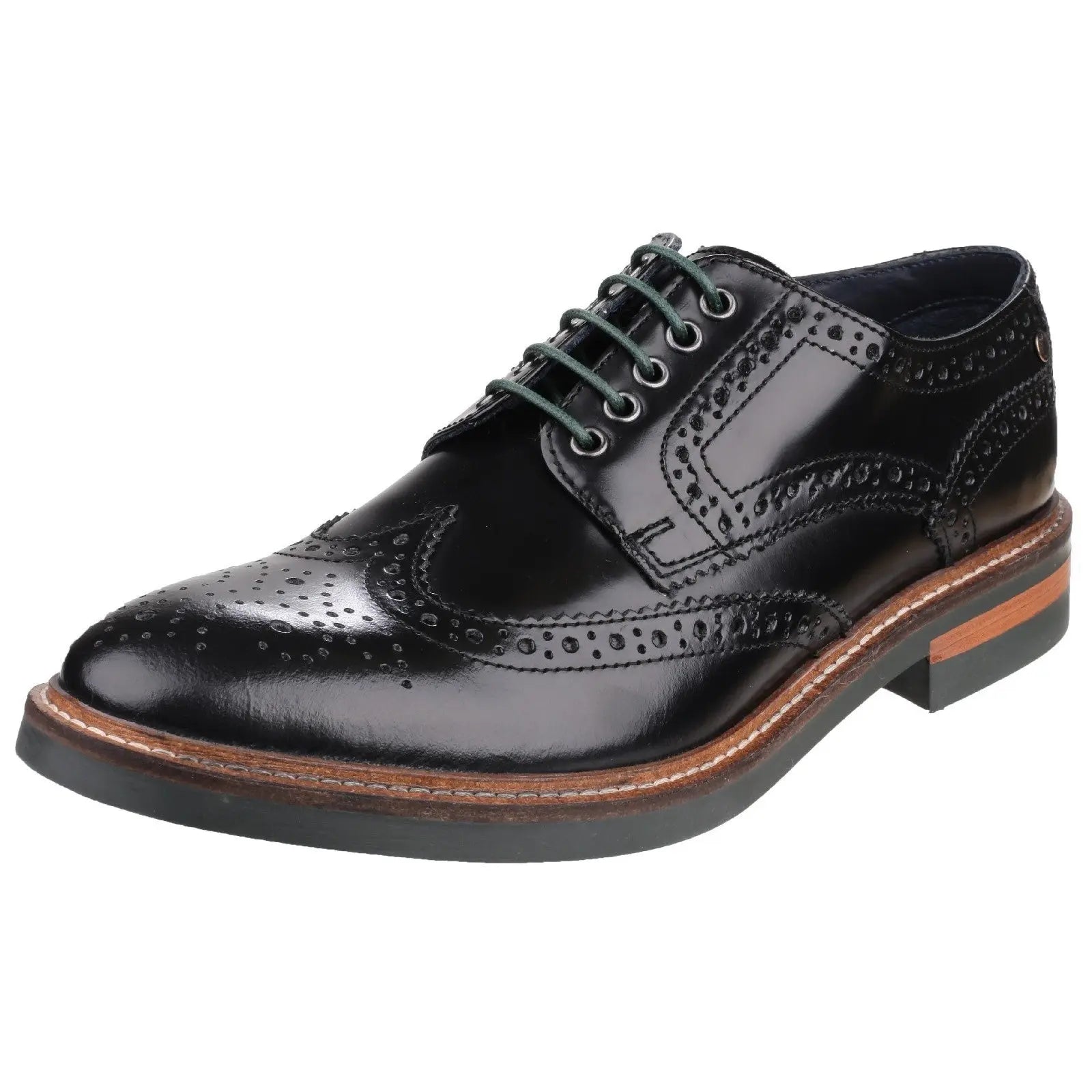 Woburn Hi-Shine Brogue Shoe Base London