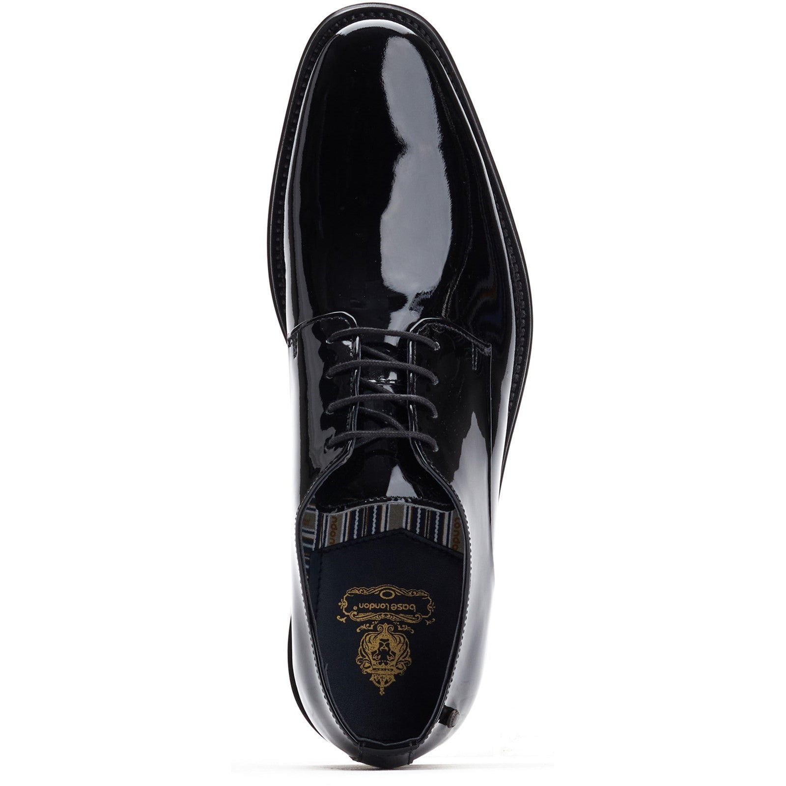 Marley Lace Up Patent Shoe Base London