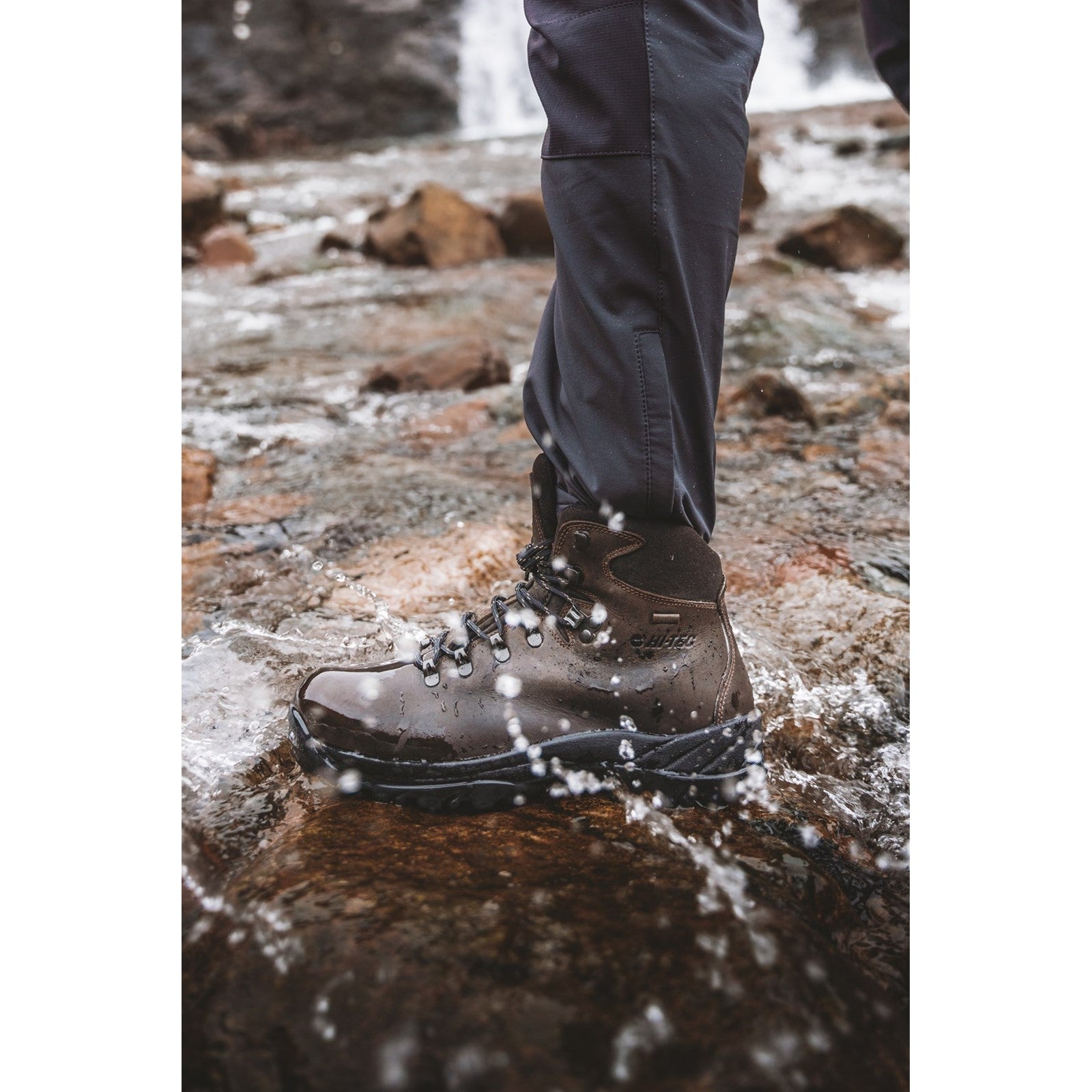 Ravine Waterproof Leather Hiking Boots Hi-Tec