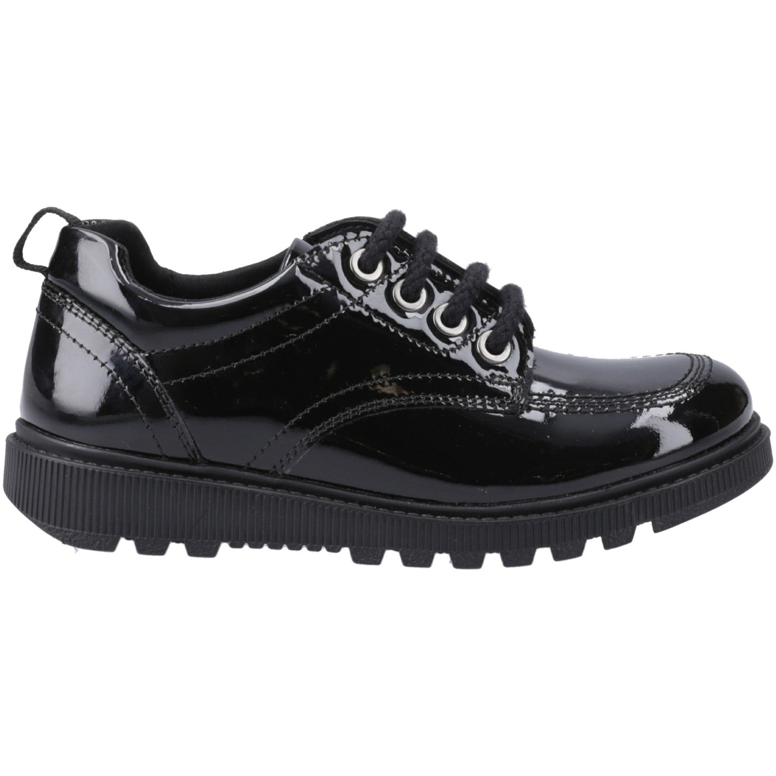 Keeley Lace Up Patent Jnr