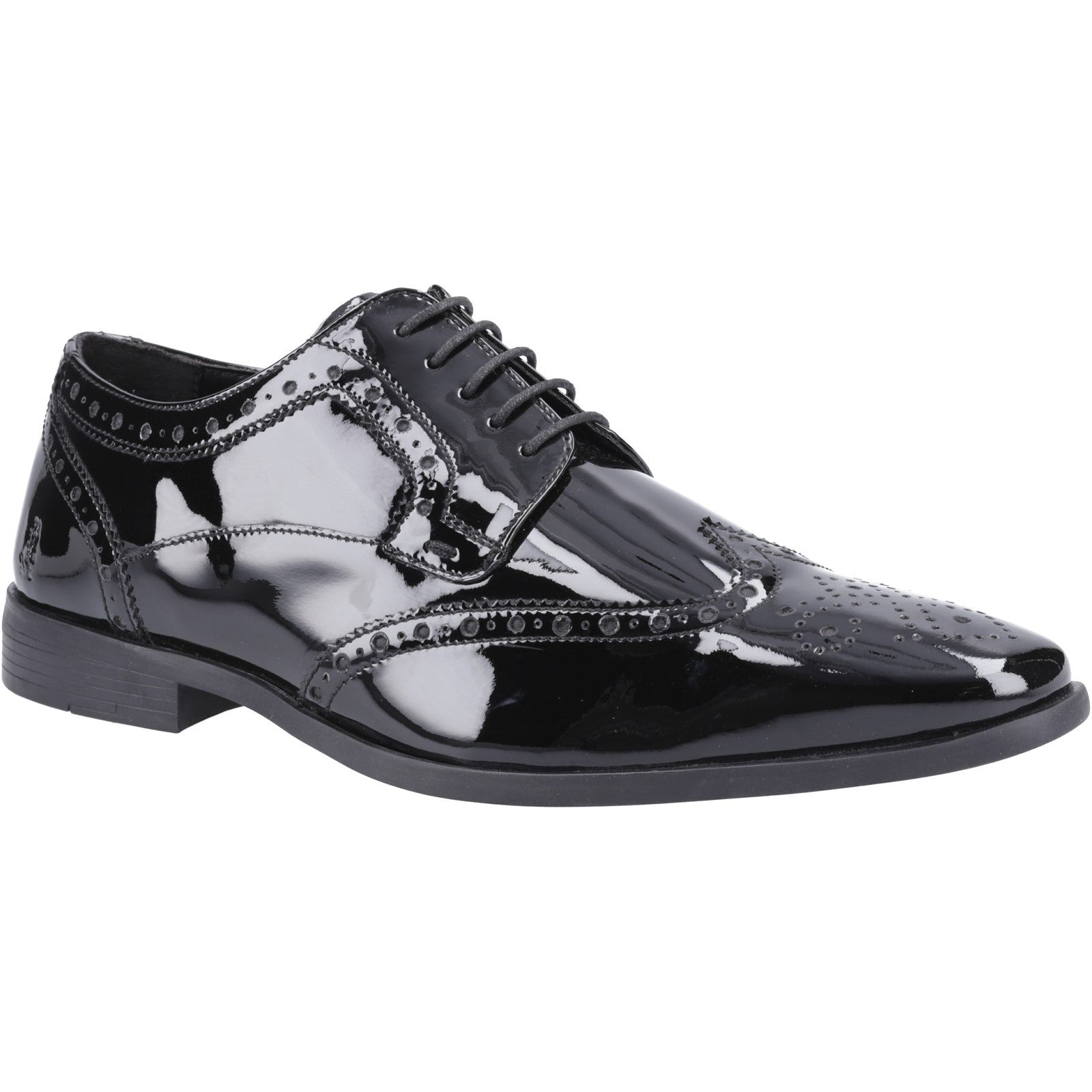 Elliot Brogue Patent Hush Puppies