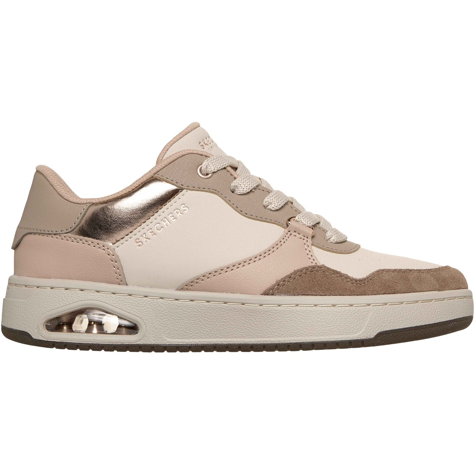 Skechers UNO CTL Subtle Shimmer Court Trainers Skechers