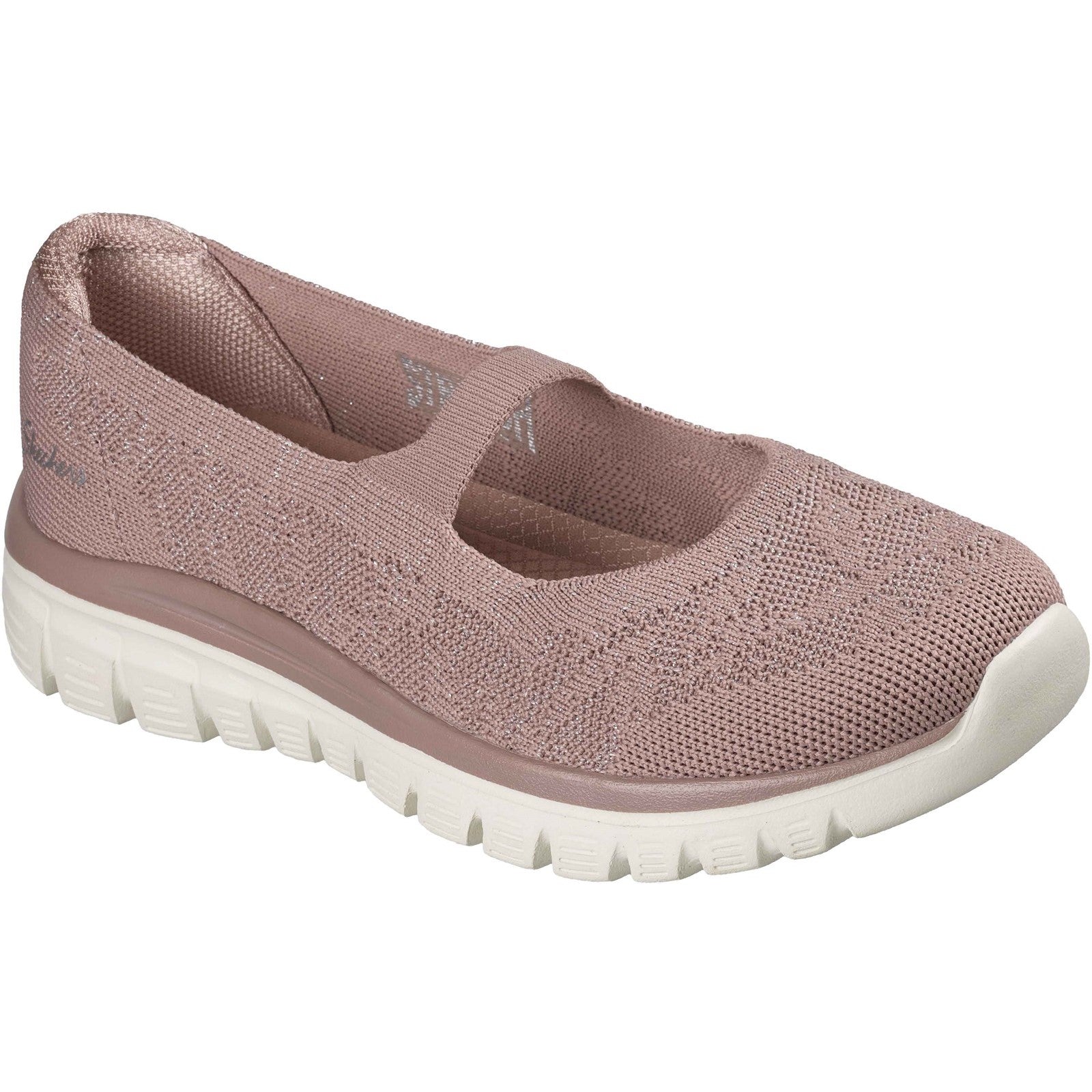 Skechers Graceful Shimmer Knit Mary Jane Slip-On Skechers