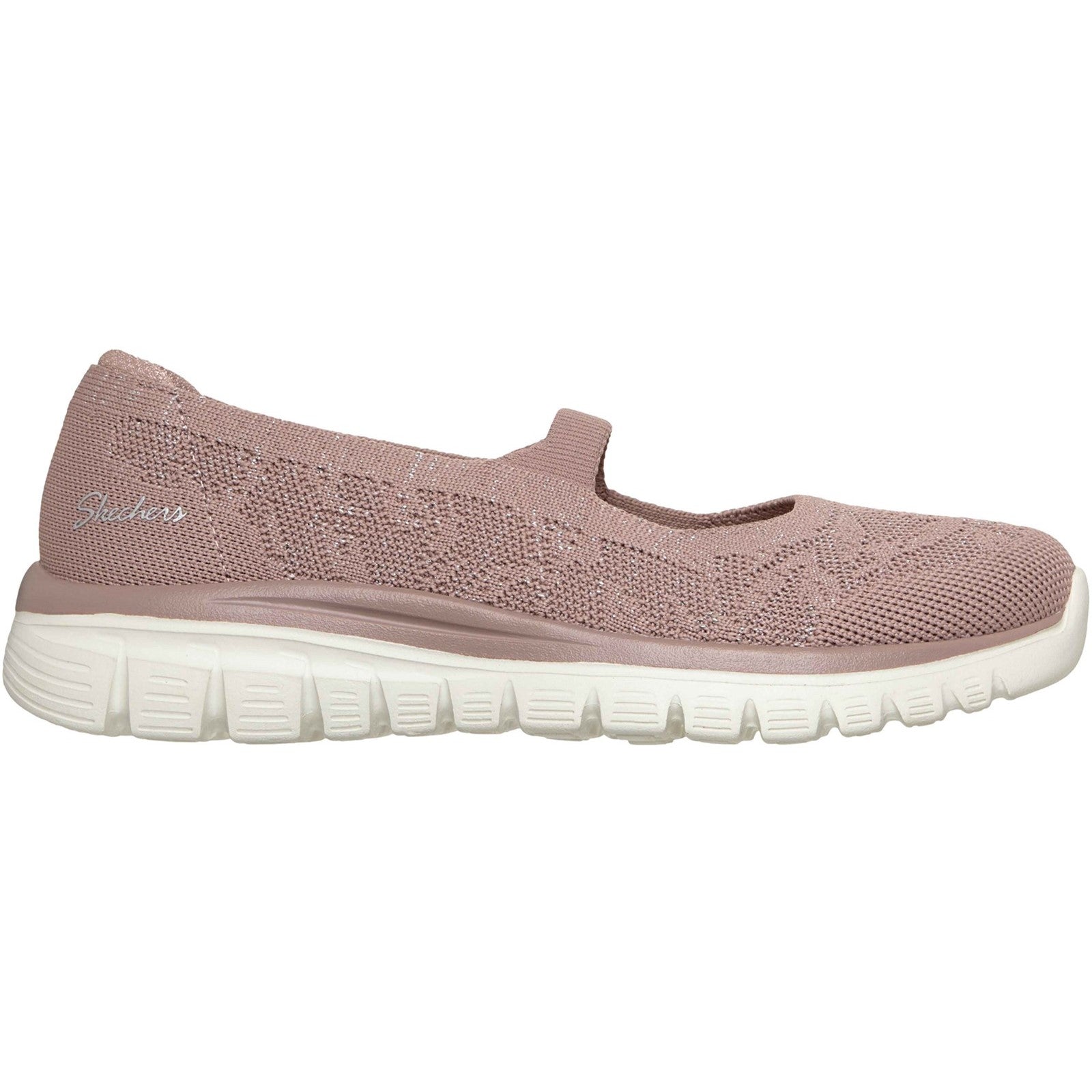 Skechers Graceful Shimmer Knit Mary Jane Slip-On Skechers