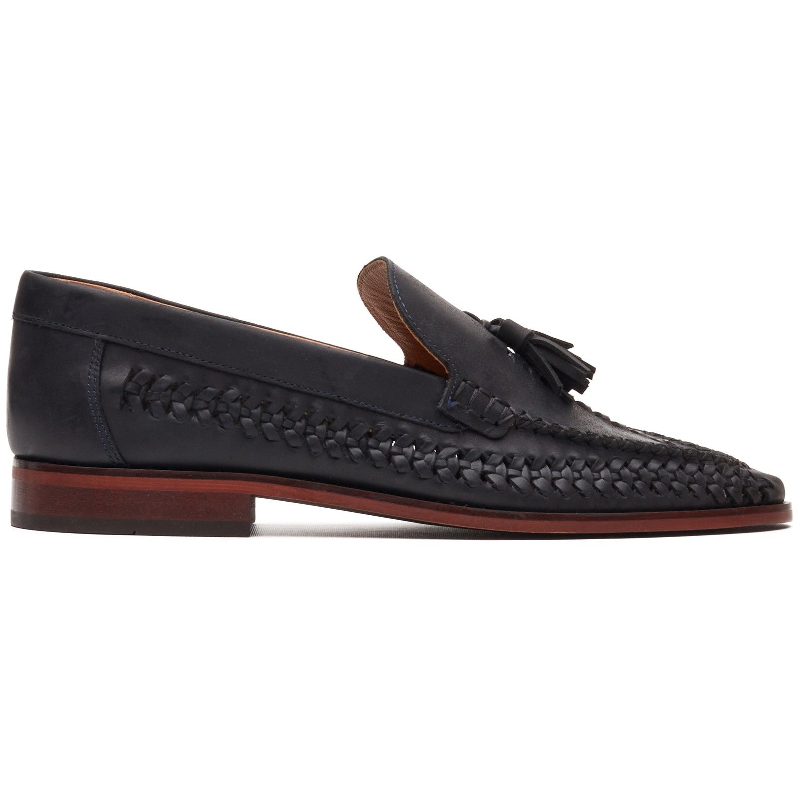 Bracken Leather Weave Loafer Base London