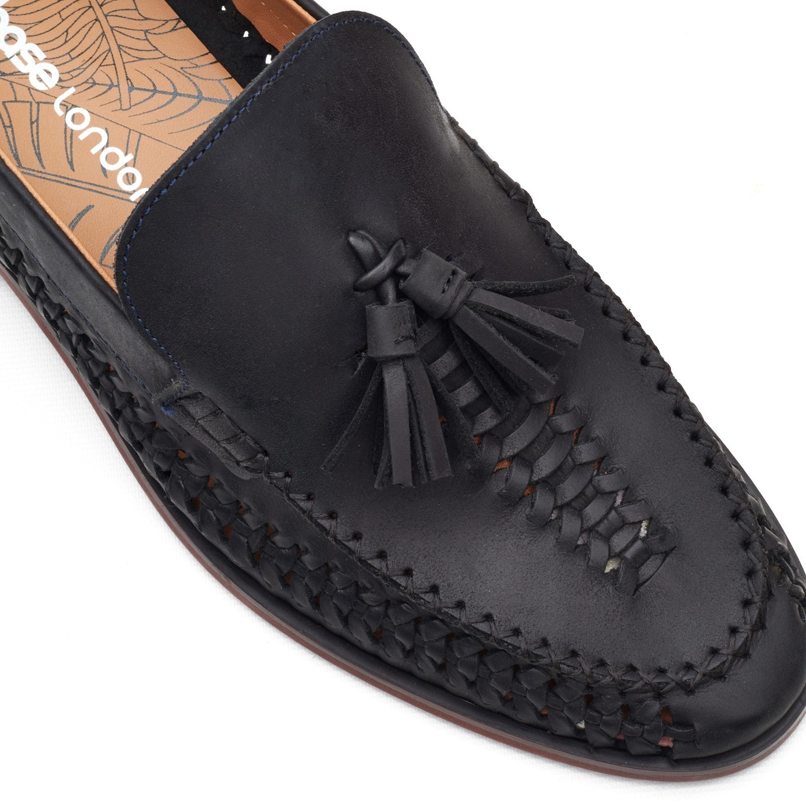 Bracken Leather Weave Loafer Base London