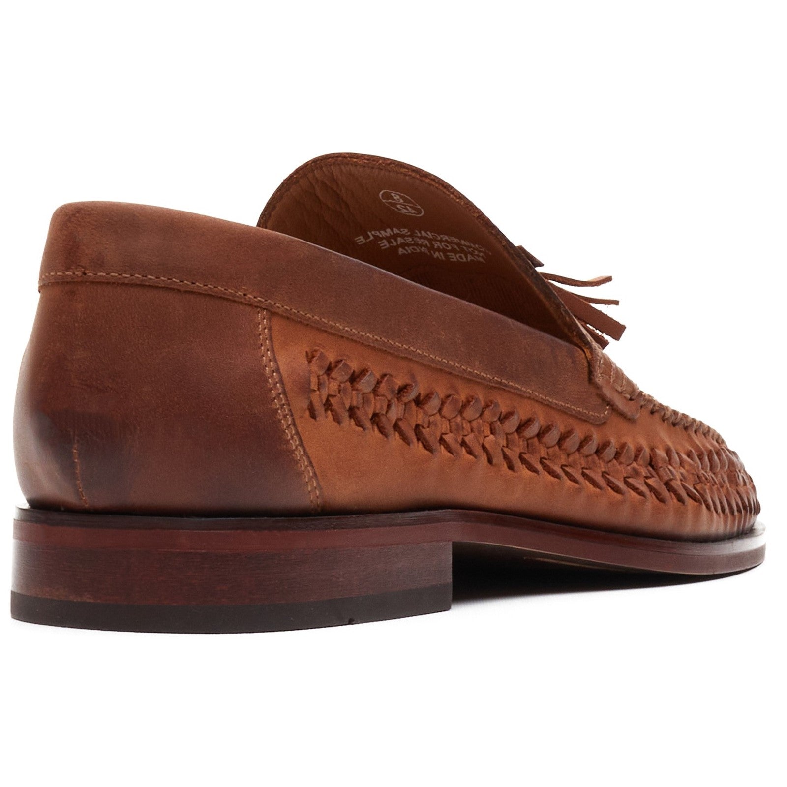 Bracken Leather Weave Loafer Base London