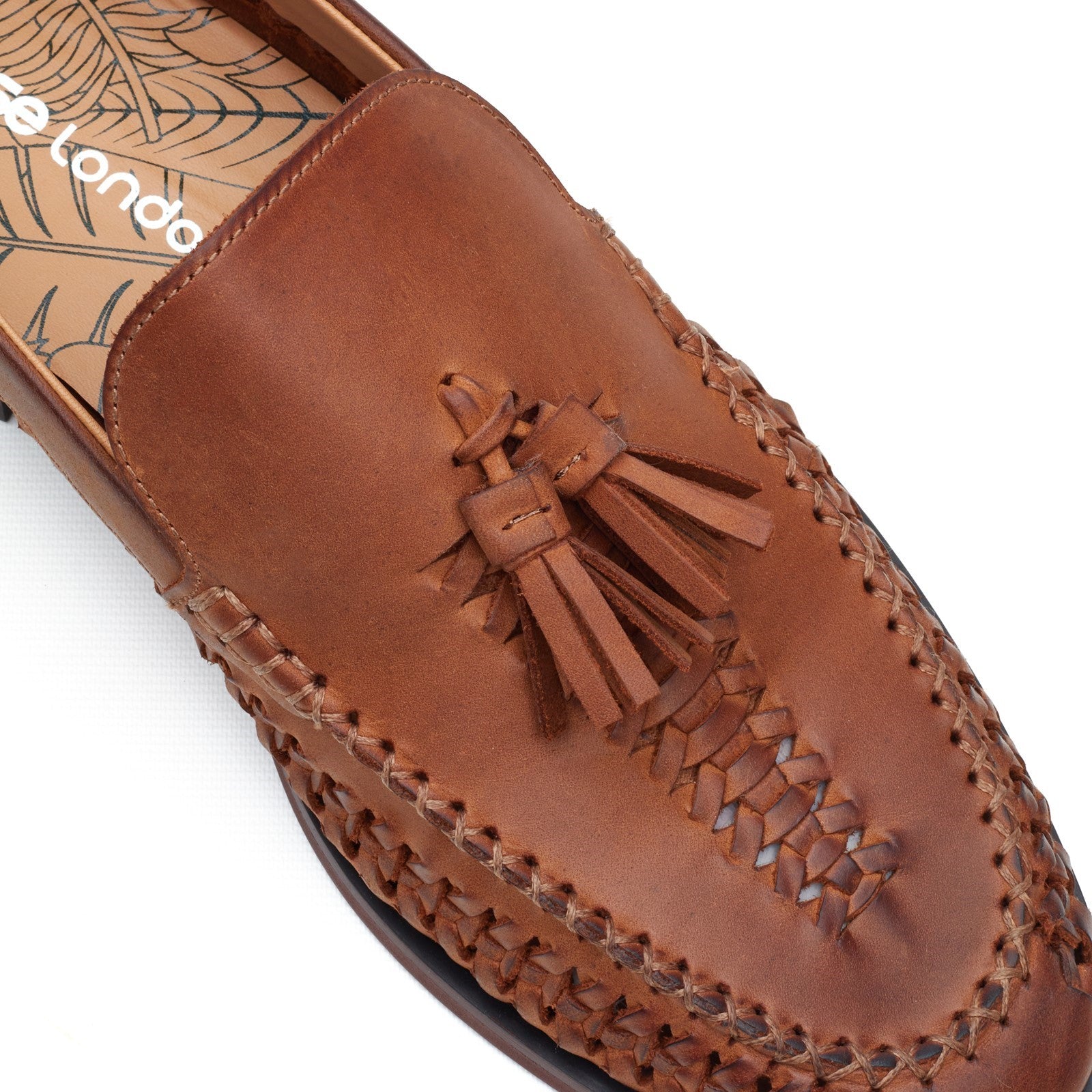 Bracken Leather Weave Loafer Base London