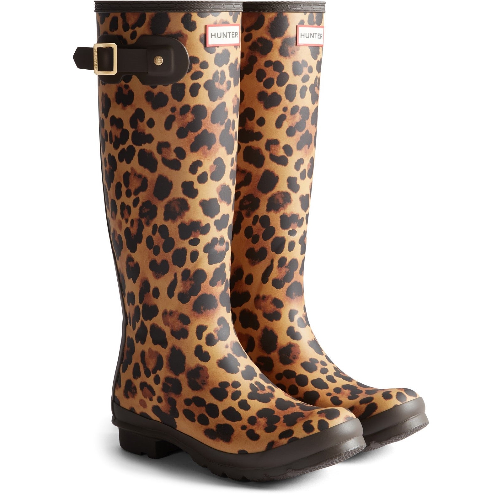 Womens Original Tall Leopard Boot Hunter