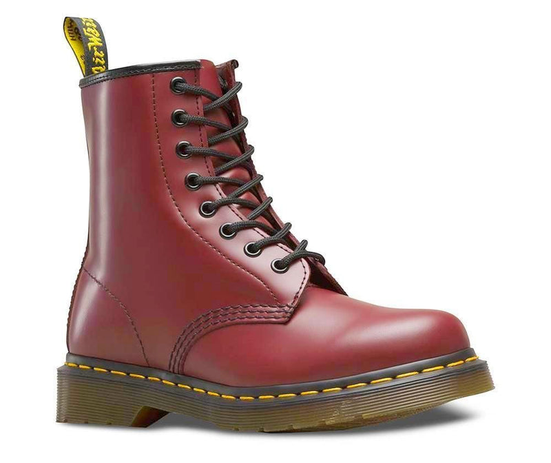 1460 - Cherry Smooth Leather - The Boot Company