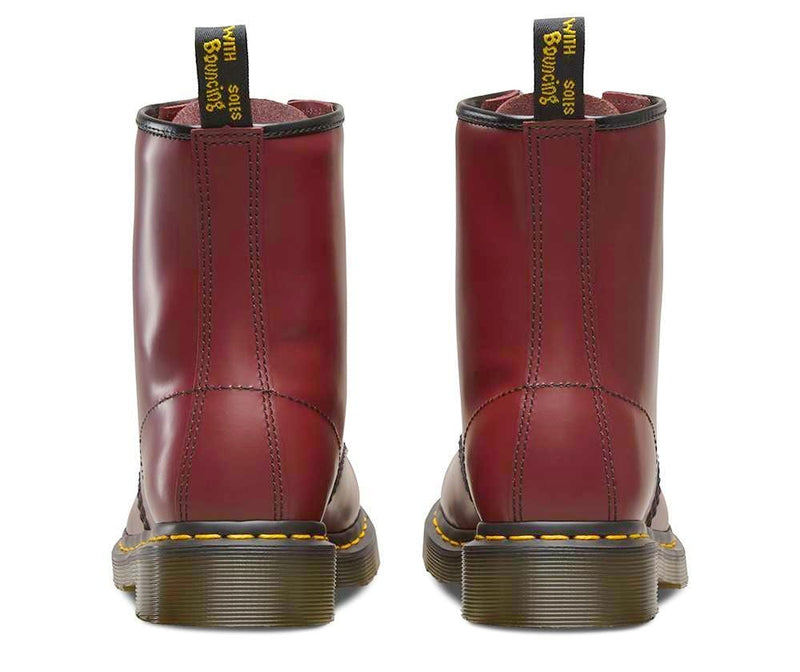 Dr Martens 1460z - Cherry Smooth Leather Boots – The Boot Company