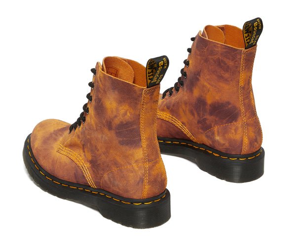 1460 - Tie Dye Orange Leather - The Boot Company