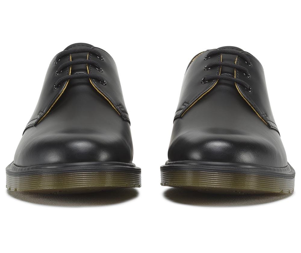 Dr Martens 1461p Slim Fit Black Smooth Leather Shoes
