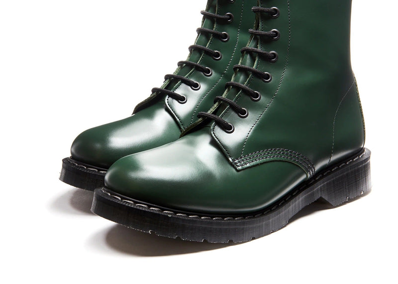 Derby Boot - Green Leather - The Boot Company